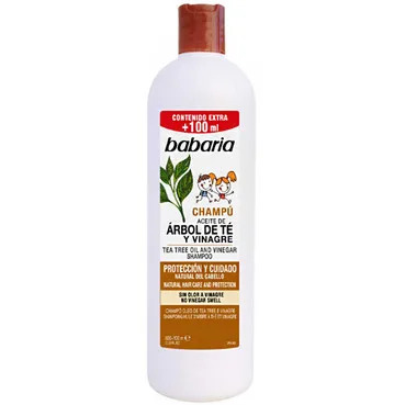 Шампунь з олією чайного дерева та оцетом Babaria Vinegar Extract And Tea Tree Oil Shampoo