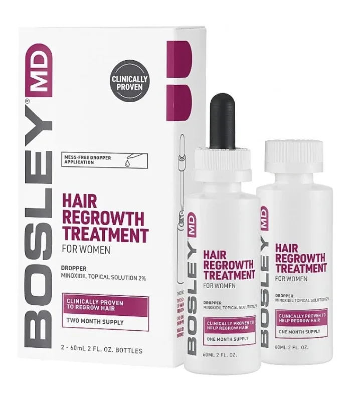 MD Hair Regrowth Treatment - Розчин з міноксидилом 2% для відновлення росту волосся у жінок