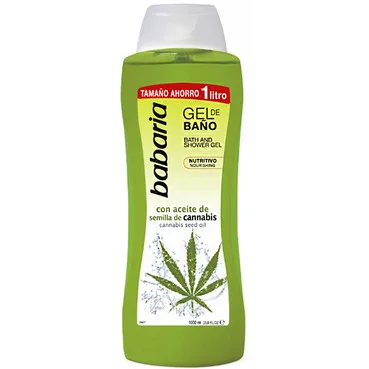 Гель для душу з олією канабісу Babaria Bath And Shower Gel With Cannabis Seed Oil