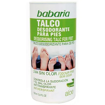 Дезодорант-тальк для ніг Babaria Aloe Vera Deodorising Talc For Feet