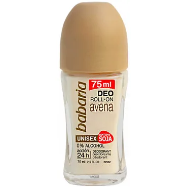 Дезодорант роликовий з екстрактом вівса Babaria Roll-On Deodorant Oats 0% Alcool