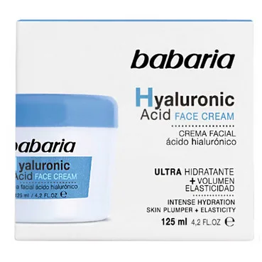 Крем для обличчя з гіалуроновою кислотою Babaria Face Cream With Hyaluronic Acid