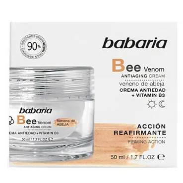 Антивіковий крем з бджолиною отрутою та вітаміном B3Babaria Bee Venom Antiaging Cream + Vitamin B3