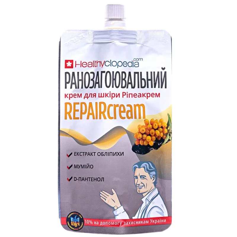 Ранозагоювальний крем Healthyclopedia Repaircream 100 мл