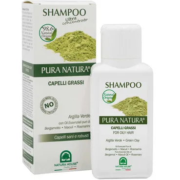 Шампунь для волосся із зеленою глиною Natura House Shampoo With Green Clay