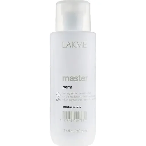 Лосьйон для завивки жорсткого волосся Lakme Master Perm Waving Lotion 0 for Ressistant Hair 500 мл