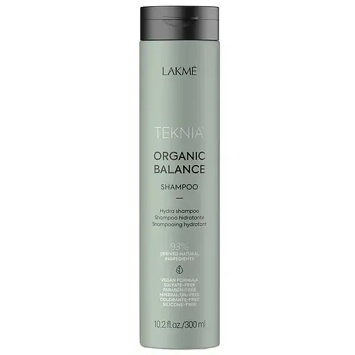 Зволожуючий шампунь для волосся Lakme Teknia Organic Balance Shampoo для повсякденного використання