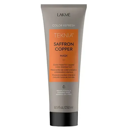 Маска для оновлення кольору мідних відтінків волосся Lakme Teknia Color Refresh Saffron Copper Mask 250 мл