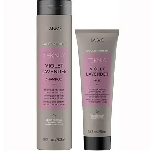 Набір для волосся Lakme Teknia Color Refresh Violet Lavender (шампунь 300 мл + маска 250 мл)