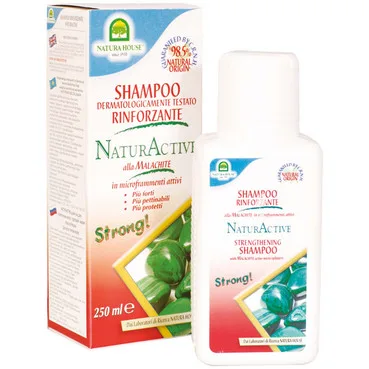 Шампунь з малахітом для зміцнення волосся Natura House Shampoo Firming With Malachite
