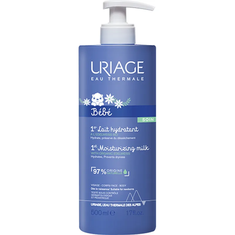 Молочко для тіла URIAGE (Урьяж) Bebe 1-ше дитяче зволожуюче 500 мл NEW