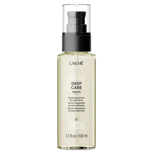 Відновлювальний лосьйон для сухого або пошкодженого волосся Lakme Teknia Deep Care Drops Serum 100 мл