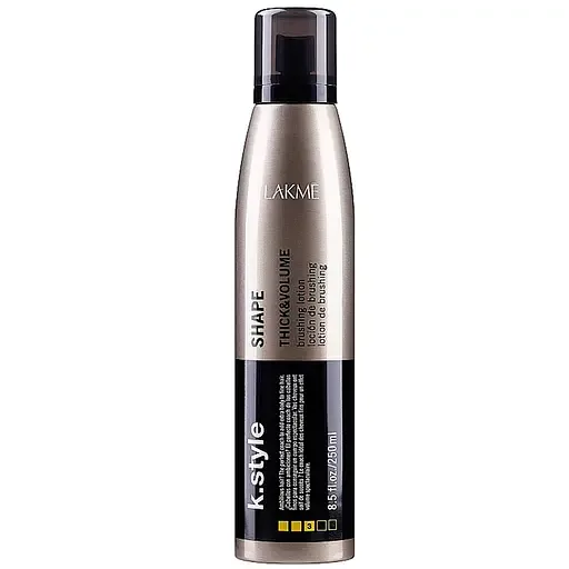 Лосьйон Lakme K.style Thick&Volume Shape Brushing Lotion, для об'єму волосся, 250 мл