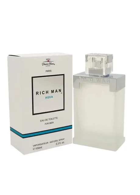 Туалетна вода для чоловіків Rich Man Aqua 100 мл Paris Bleu (362419366)