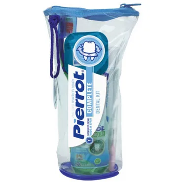 Набір для подорожей Pierrot Orthodontic Dental Kit Complete (tpst/75ml + tbrsh/1шт + m/wash/100ml + floss/30m + brsh/1шт)