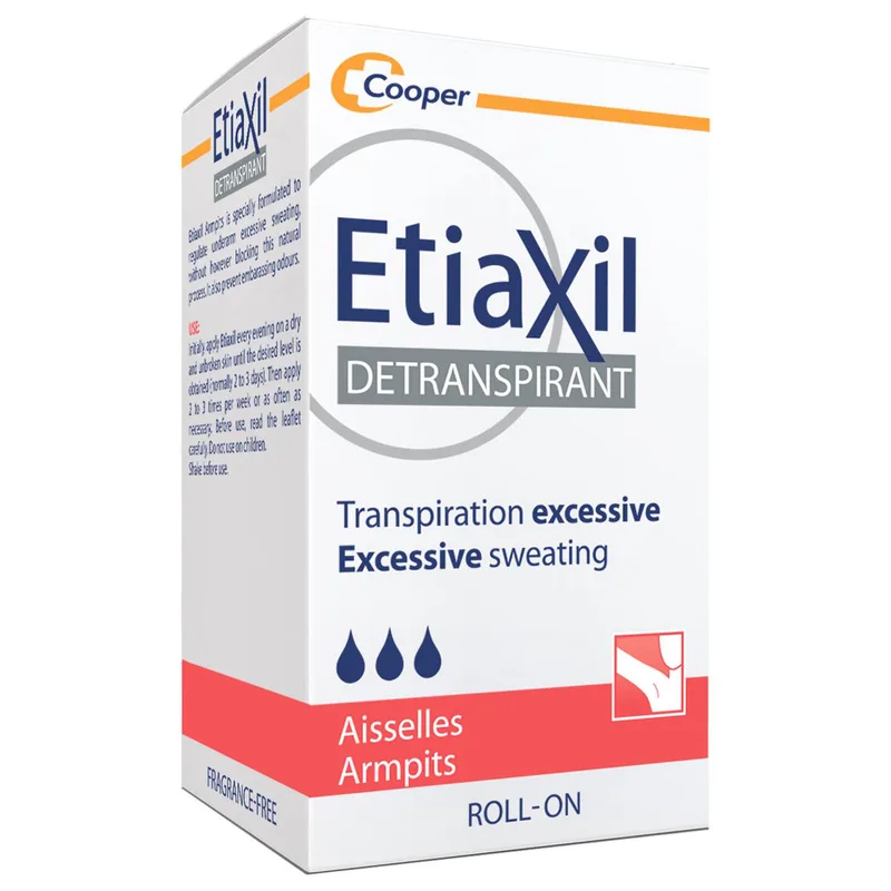Дезодорант-антиперспірант кульковий ETIAXIL для нормальної шкіри 15 мл