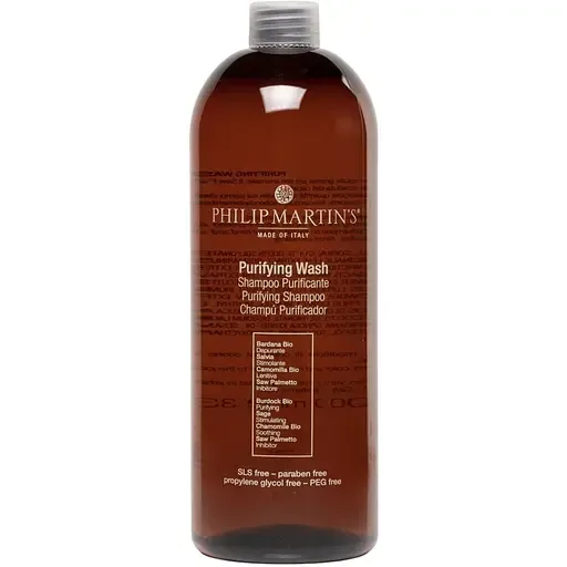 Очищаючий шампунь для волосся схильного до випадання Philip Martin's Purifying Wash Champu 1 л