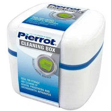 Бокс-контейнер для зберігання зубних протезів Pierrot Cleaning Box