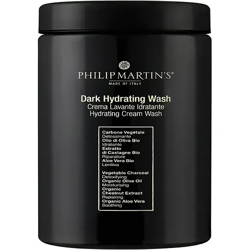 Зволожуючий шампунь для шкіри голови та бороди Philip Martin's Dark Hydrating Wash Crema 1 л