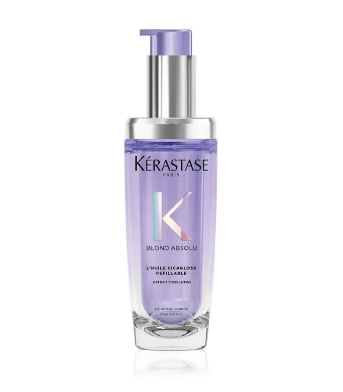 Kerastase Blond Absolu L'Huile Cicagloss - Олійка-концентрат для освітленого або меліруваного волосся, (флакон з можливістю повторного наповнення)