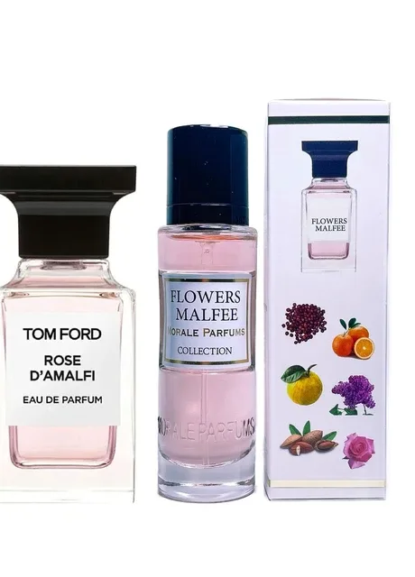 FLOWERS MALFEE Парфумована вода жіноча, 30мл Morale Parfums Rose D'Amalfi Tom Ford (276976296)