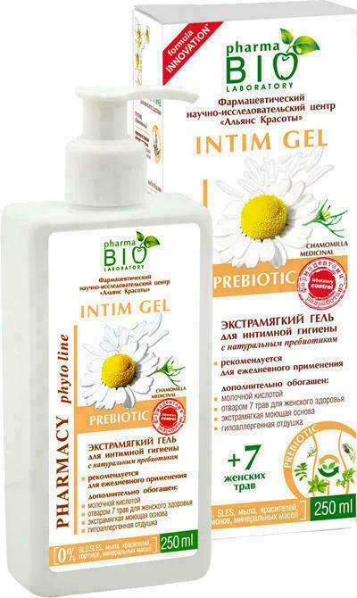 Гель для інтимної гигієни Pharma BIO з натуральним пробіотиком екстрам'який 250 мл