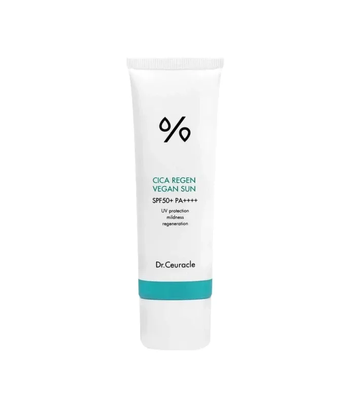 Cica Regen Vegan Sun SPF50+/PA++++ Веганський сонцезахисний крем-гель із центелою
