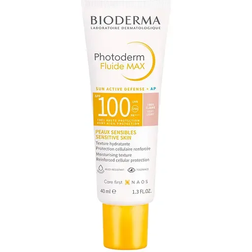 Сонцезахисний флюїд для обличчя Bioderma Photoderm Fluide Max SPF100 PA ++++ 40 мл