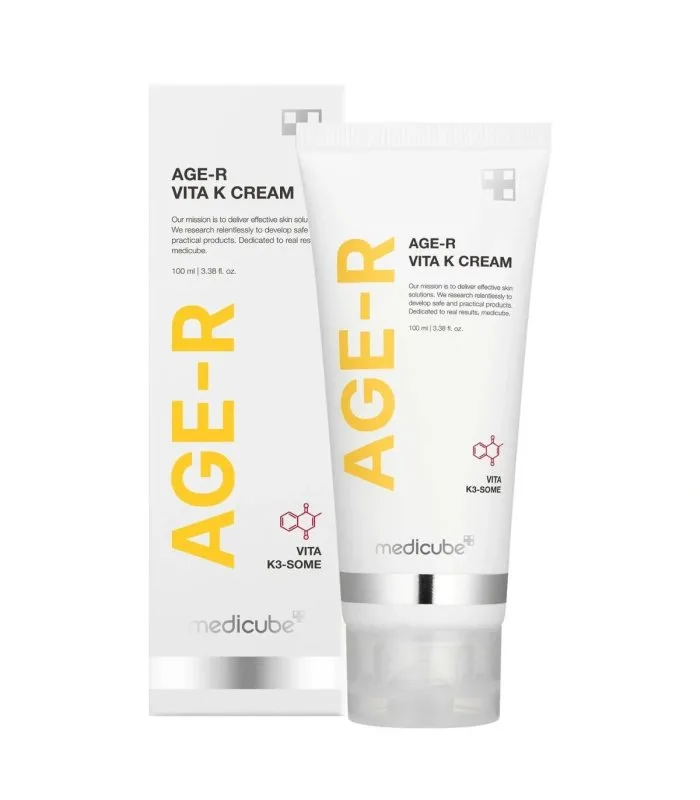 AGE-R Vita K Cream - Зволожуючий антивіковий крем для обличчя та тіла з вітаміном К
