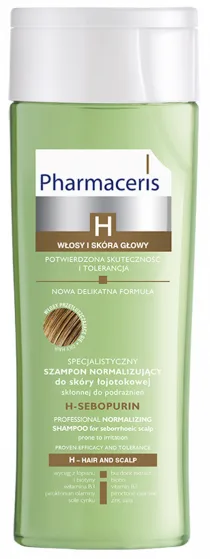 Шампунь Pharmaceris H H-Sebopurin спеціалізований нормалізуючий для себорейної схильної до подразнення шкіри 250 мл