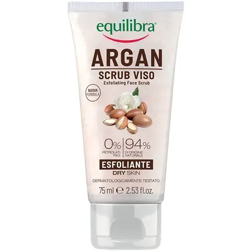 Скраб для обличчя Equilibra Argan 75 мл