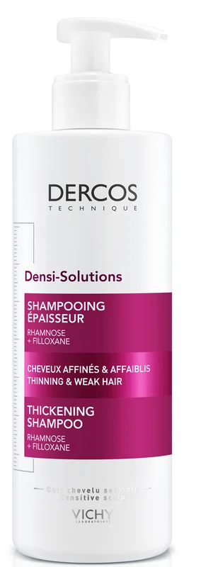 Шампунь Vichy (Віши) Dercos Densi-Solutions для відновлення густоти і об’єму тонкого волосся 400 мл
