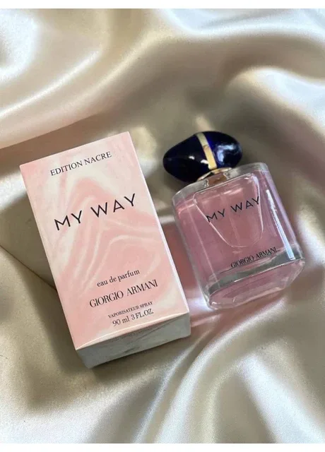 Жіноча парфумована вода Giorgio Armani My Way Nacre (Джорджіо Армані Май Вей Накре) 90 мл Квіткові Фруктові Солодкі Стійкі No Brand (401225309)