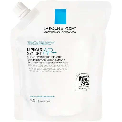 Очищаючий крем-гель для тіла La Roche-Posay Lipikar Syndet AP+ 400 мл