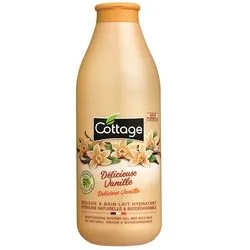 Гель для ванни та душу зволожуючий "Ваніль" Cottage Delicious Vanilla Moisturizing Shower Gel And Bath Milk