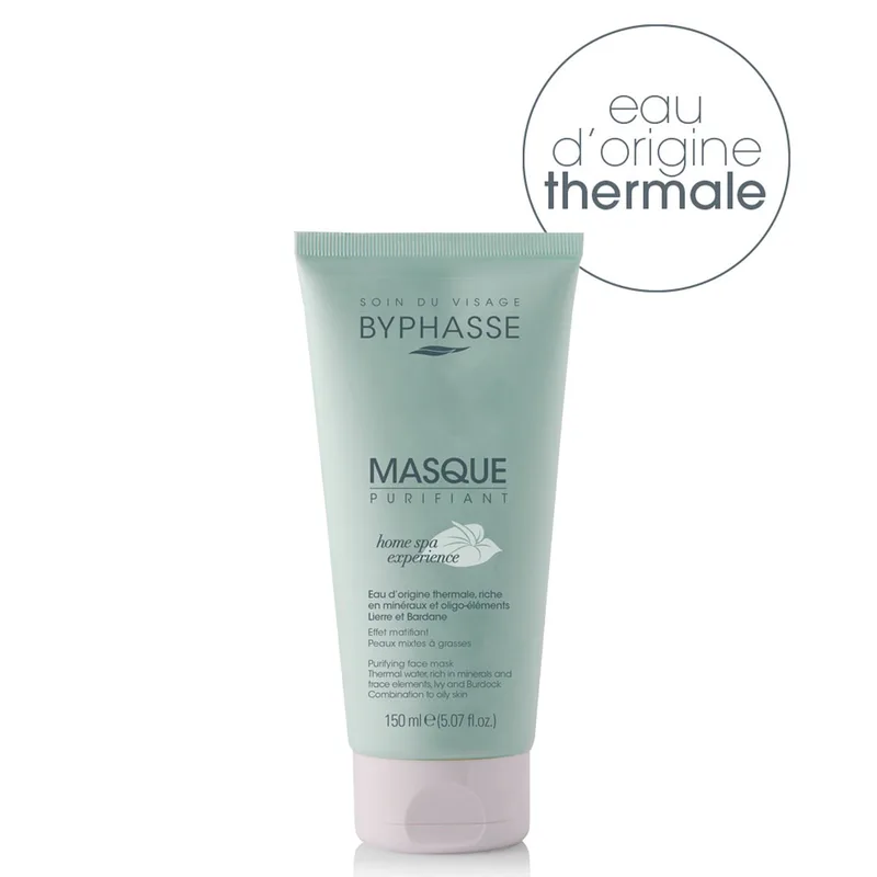 Очищаюча маска для обличчя Byphasse Home Spa Experience для комбінованої та жирної шкіри 150 мл