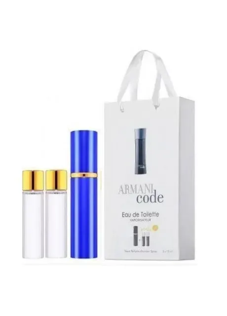 Чоловічий Східний парфум Code for men 3x15ml - Trio Bag No Brand (365267787)