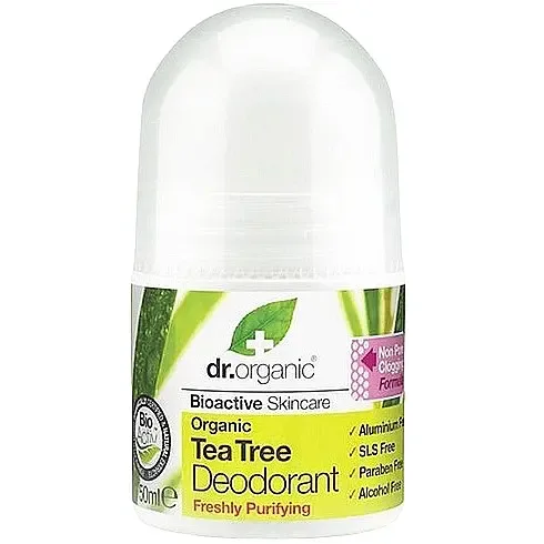 Дезодорант чайне дерево Dr. Organic Bioactive Skincare Tea Tree Roll-On Deodorant 50 мл
