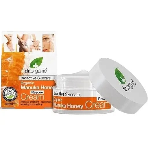 Крем для обличчя Dr. Organic Manuka Honey Rescue Cream, 50 мл