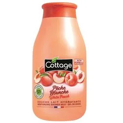 Зволожуюче молочко для душу "Білий персик" Cottage White Peach Moisturizing Shower Milk