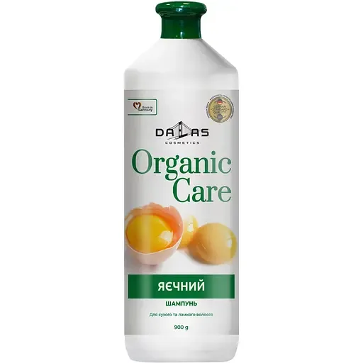 Шампунь для волосся Dalas Organic care Яєчний 900 г