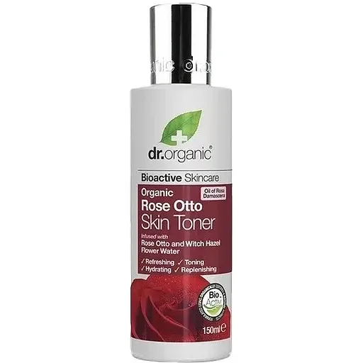 Тонік для обличчя Троянда Отто Dr. Organic Bioactive Skincare Rose Otto Skin Toner 150 мл