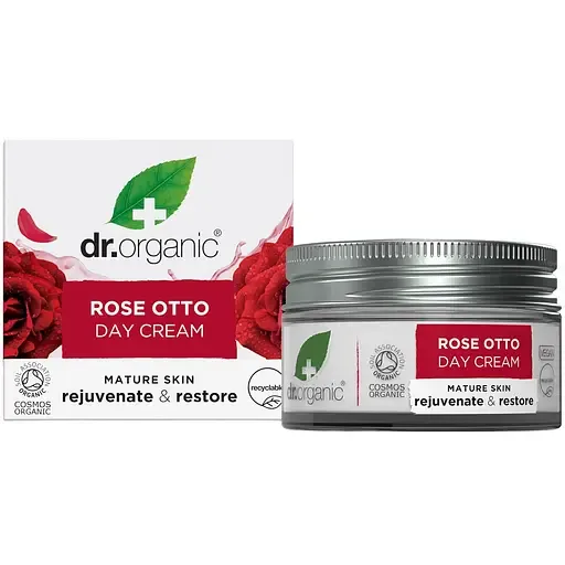 Антивіковий денний крем Троянда отто Dr. Organic Bioactive Skincare Rose Otto Day Cream 50 мл