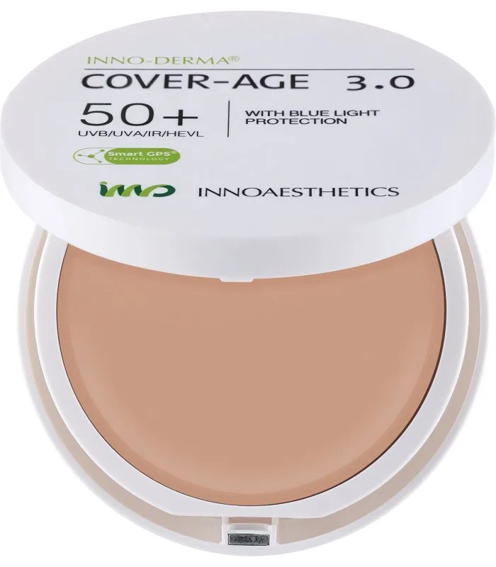 Inno-Derma Coverage-Age 3.0 SPF 50+- Крем-пудра з епігенетичним захистом SPF 50+