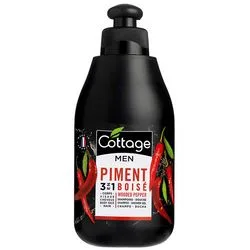 Шампунь-гель для душу 3 в 1 "Лісовий перець" Cottage Shampoo-Shower Gel 3 in 1 Wooded Pepper Fresh Effect
