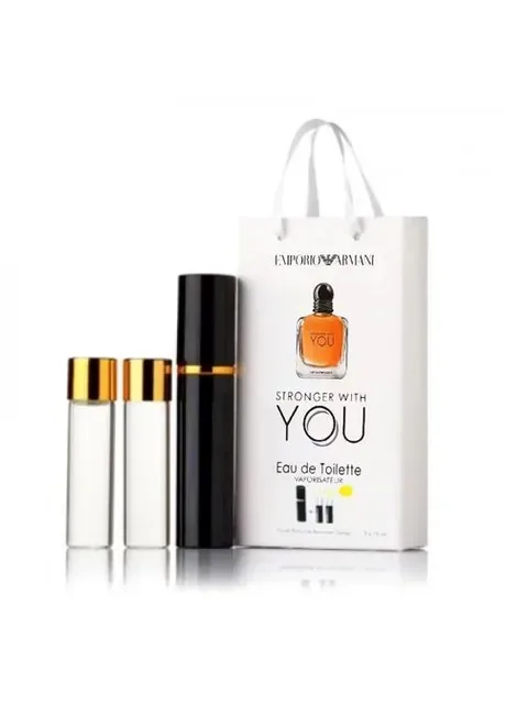 Чоловічий пряний парфум Stronger With You edt 3x15ml - Trio Bag No Brand (379026660)