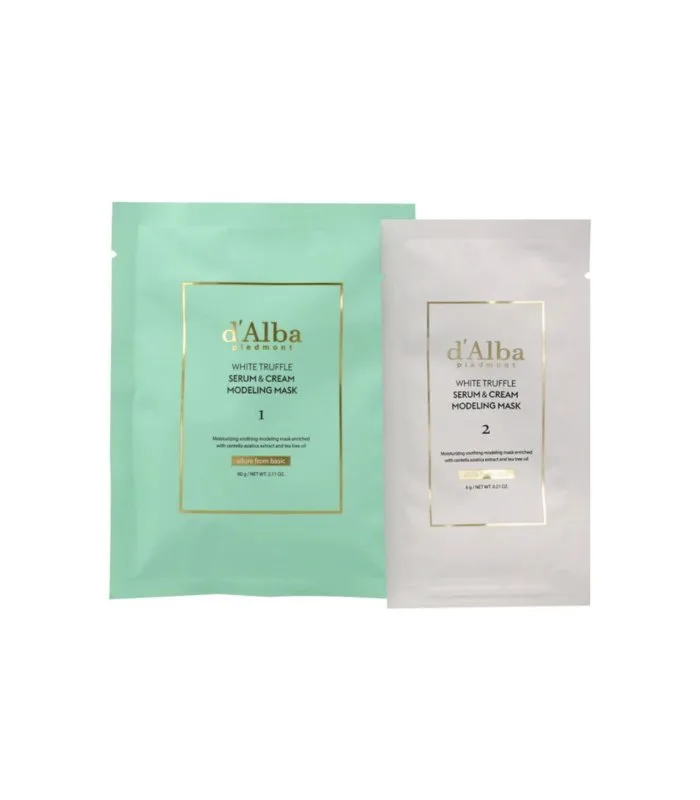 White Truffle Serum & Cream Modeling Mask Calming Cooling - Заспокійлива охолоджуюча альгінатна маска