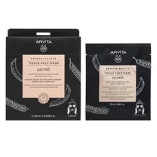 Маска Apivita EXPRESS BEAUTY з насінням ріжкового дерева Детокс та очищення 20 млл