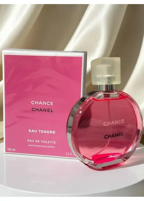 Жіноча парфумована вода Chanel Chance Eau Tendre (Шанель Шанс Ео Тендер) 100 мл Квіткові Фруктові Мускусні Стійкі Шлейфові No Brand (401303959)
