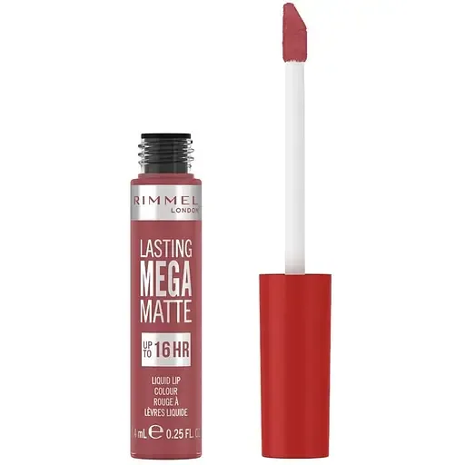 Рідка матова помада для губ Rimmel Lasting Mega Matte відтінок 210 Rose & Shine 7.4 мл